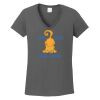 Ladies Heavy Cotton ™ 100% Cotton V Neck T Shirt Thumbnail