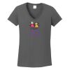 Ladies Heavy Cotton ™ 100% Cotton V Neck T Shirt Thumbnail