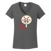 Ladies Heavy Cotton ™ 100% Cotton V Neck T Shirt Thumbnail