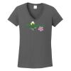 Ladies Heavy Cotton ™ 100% Cotton V Neck T Shirt Thumbnail