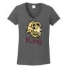 Ladies Heavy Cotton ™ 100% Cotton V Neck T Shirt Thumbnail