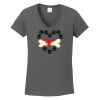Ladies Heavy Cotton ™ 100% Cotton V Neck T Shirt Thumbnail
