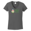 Ladies Heavy Cotton ™ 100% Cotton V Neck T Shirt Thumbnail