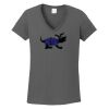 Ladies Heavy Cotton ™ 100% Cotton V Neck T Shirt Thumbnail