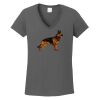 Ladies Heavy Cotton ™ 100% Cotton V Neck T Shirt Thumbnail