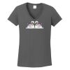 Ladies Heavy Cotton ™ 100% Cotton V Neck T Shirt Thumbnail