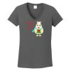Ladies Heavy Cotton ™ 100% Cotton V Neck T Shirt Thumbnail