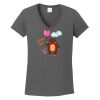 Ladies Heavy Cotton ™ 100% Cotton V Neck T Shirt Thumbnail