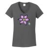 Ladies Heavy Cotton ™ 100% Cotton V Neck T Shirt Thumbnail