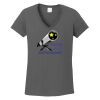 Ladies Heavy Cotton ™ 100% Cotton V Neck T Shirt Thumbnail