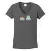 Ladies Heavy Cotton ™ 100% Cotton V Neck T Shirt Thumbnail