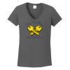 Ladies Heavy Cotton ™ 100% Cotton V Neck T Shirt Thumbnail