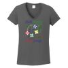 Ladies Heavy Cotton ™ 100% Cotton V Neck T Shirt Thumbnail