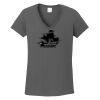 Ladies Heavy Cotton ™ 100% Cotton V Neck T Shirt Thumbnail