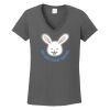 Ladies Heavy Cotton ™ 100% Cotton V Neck T Shirt Thumbnail