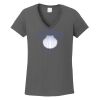Ladies Heavy Cotton ™ 100% Cotton V Neck T Shirt Thumbnail