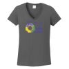 Ladies Heavy Cotton ™ 100% Cotton V Neck T Shirt Thumbnail