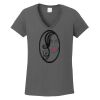 Ladies Heavy Cotton ™ 100% Cotton V Neck T Shirt Thumbnail