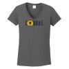 Ladies Heavy Cotton ™ 100% Cotton V Neck T Shirt Thumbnail