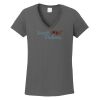 Ladies Heavy Cotton ™ 100% Cotton V Neck T Shirt Thumbnail