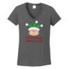 Ladies Heavy Cotton ™ 100% Cotton V Neck T Shirt Thumbnail