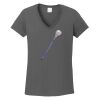Ladies Heavy Cotton ™ 100% Cotton V Neck T Shirt Thumbnail