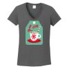 Ladies Heavy Cotton ™ 100% Cotton V Neck T Shirt Thumbnail