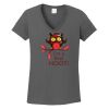 Ladies Heavy Cotton ™ 100% Cotton V Neck T Shirt Thumbnail