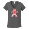 Ladies Heavy Cotton ™ 100% Cotton V Neck T Shirt Thumbnail