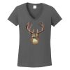 Ladies Heavy Cotton ™ 100% Cotton V Neck T Shirt Thumbnail