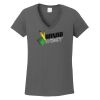 Ladies Heavy Cotton ™ 100% Cotton V Neck T Shirt Thumbnail