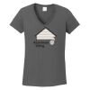 Ladies Heavy Cotton ™ 100% Cotton V Neck T Shirt Thumbnail
