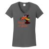 Ladies Heavy Cotton ™ 100% Cotton V Neck T Shirt Thumbnail