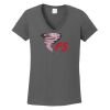 Ladies Heavy Cotton ™ 100% Cotton V Neck T Shirt Thumbnail
