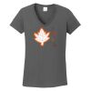 Ladies Heavy Cotton ™ 100% Cotton V Neck T Shirt Thumbnail
