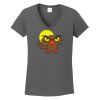 Ladies Heavy Cotton ™ 100% Cotton V Neck T Shirt Thumbnail