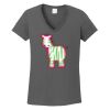 Ladies Heavy Cotton ™ 100% Cotton V Neck T Shirt Thumbnail