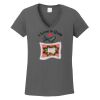 Ladies Heavy Cotton ™ 100% Cotton V Neck T Shirt Thumbnail