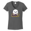 Ladies Heavy Cotton ™ 100% Cotton V Neck T Shirt Thumbnail