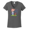 Ladies Heavy Cotton ™ 100% Cotton V Neck T Shirt Thumbnail