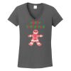 Ladies Heavy Cotton ™ 100% Cotton V Neck T Shirt Thumbnail