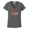 Ladies Heavy Cotton ™ 100% Cotton V Neck T Shirt Thumbnail
