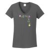 Ladies Heavy Cotton ™ 100% Cotton V Neck T Shirt Thumbnail