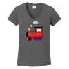 Ladies Heavy Cotton ™ 100% Cotton V Neck T Shirt Thumbnail