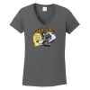 Ladies Heavy Cotton ™ 100% Cotton V Neck T Shirt Thumbnail