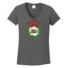 Ladies Heavy Cotton ™ 100% Cotton V Neck T Shirt Thumbnail