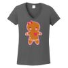 Ladies Heavy Cotton ™ 100% Cotton V Neck T Shirt Thumbnail