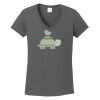 Ladies Heavy Cotton ™ 100% Cotton V Neck T Shirt Thumbnail