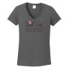 Ladies Heavy Cotton ™ 100% Cotton V Neck T Shirt Thumbnail