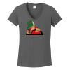 Ladies Heavy Cotton ™ 100% Cotton V Neck T Shirt Thumbnail
